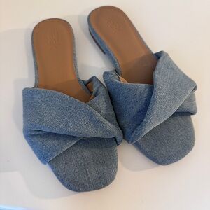 Women's Blue Denim Sandals
